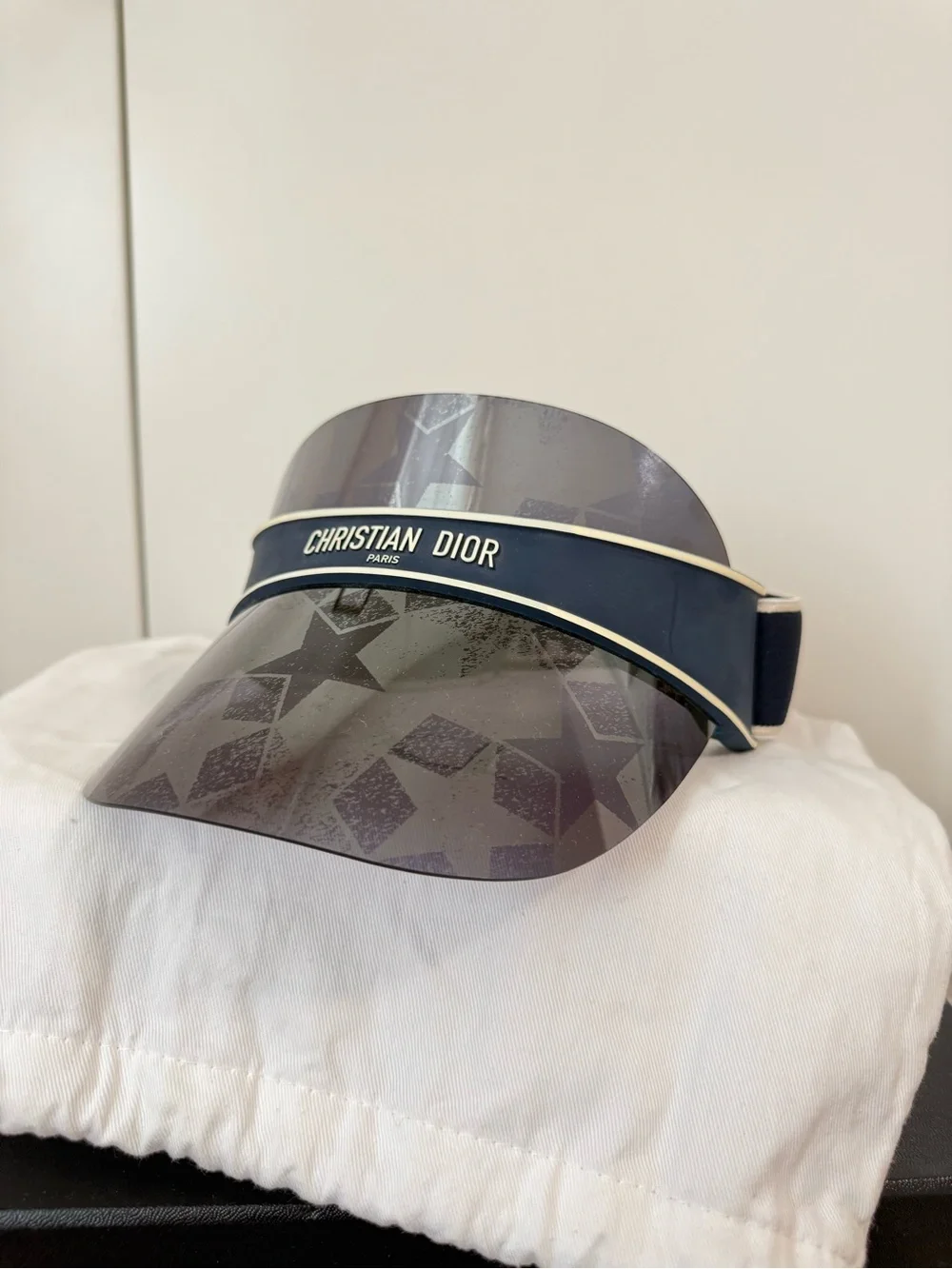 Christian Dior Star Visor in Smoke